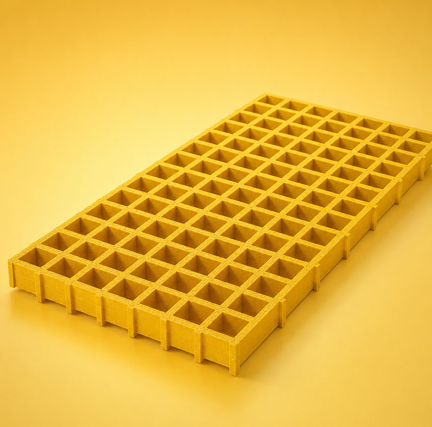 Molded Grating Without Chequered Plate