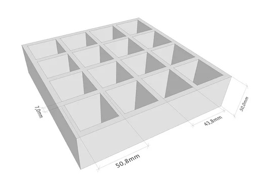 50 MM FRP Moulded Grating specifications
