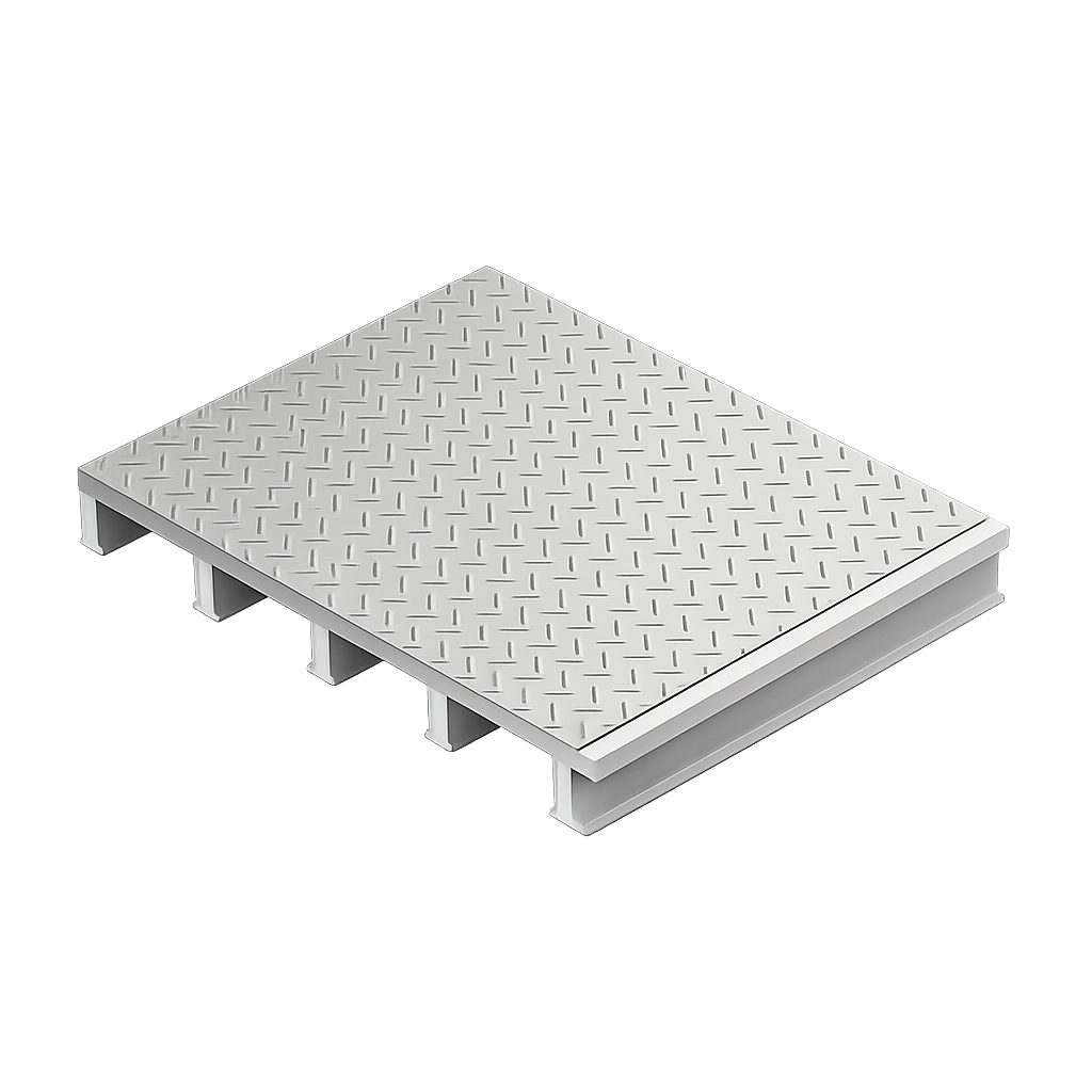 FRP Molded Grating With Chequered Plate